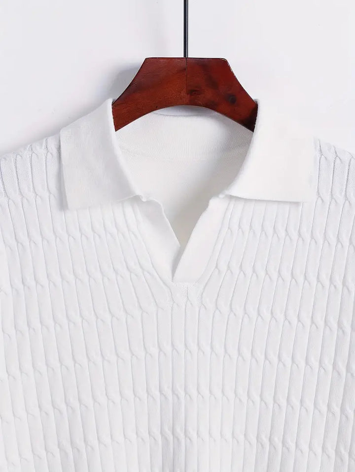 Vigore: Tailored Fit Knit Polo