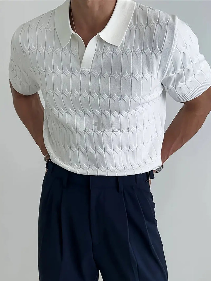 Vigore: Tailored Fit Knit Polo