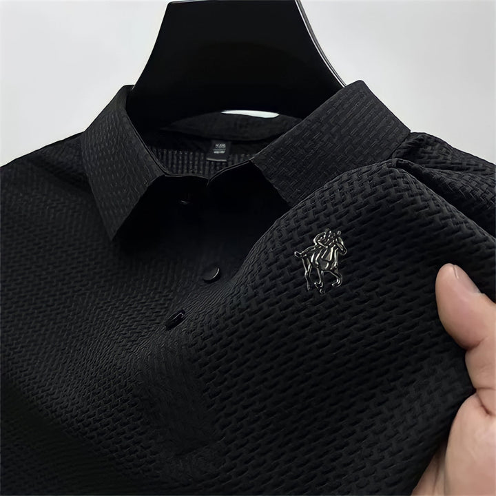 Maestro: Refined Texture Slim Fit Polo