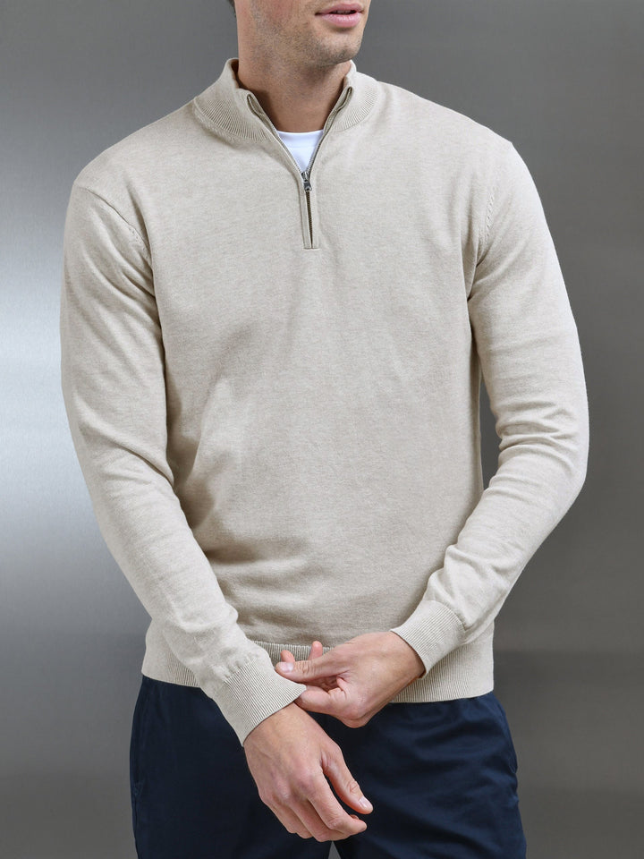 AMANO HALF ZIP SWEATER