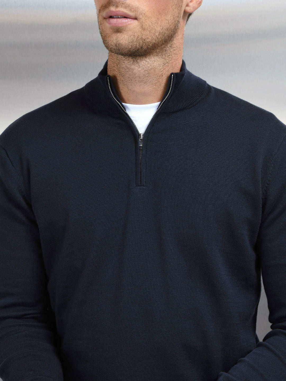 AMANO HALF ZIP SWEATER