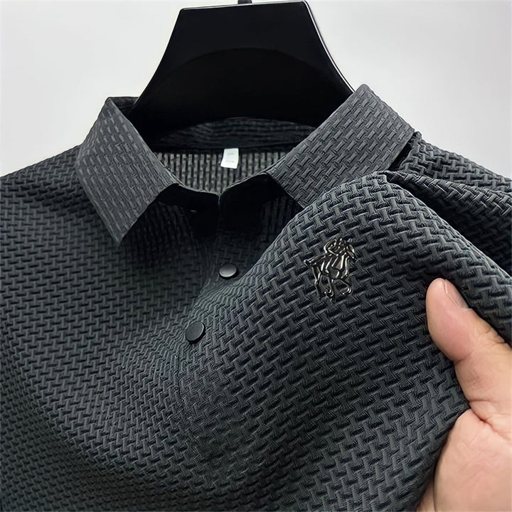 Maestro: Refined Texture Slim Fit Polo