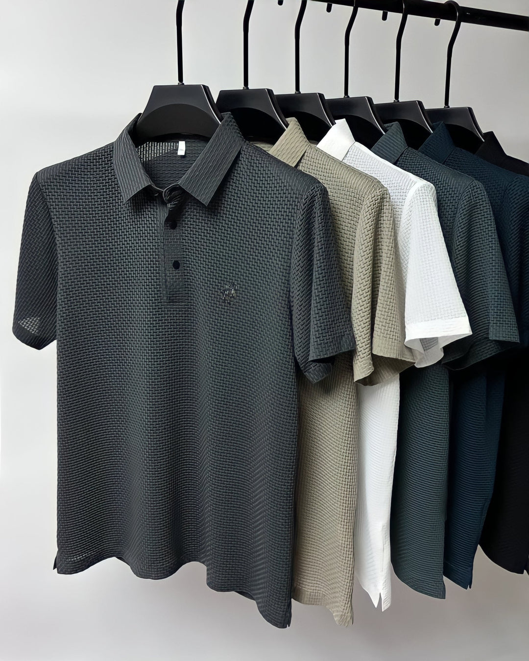 Maestro: Refined Texture Slim Fit Polo