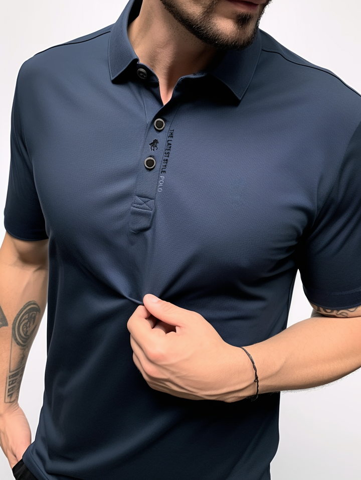 Amano: Wrinkle-Free Muscle Polo